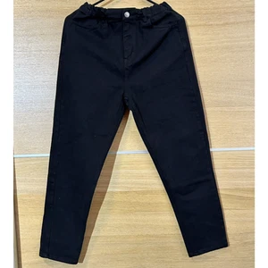NWT The New Society SZ 16Y Marigold Modern Kids lola pant black Jeans elastic - Picture 1 of 11