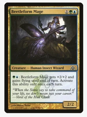 Beetleform Mage | MTG Dragon's Maze (DGM) | Simic Human Wizard Tribal EDH LP-NM - Image 1 of 3