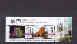 Guatemala UPAEP architecture mnh sheet 2022 - Picture 1 of 1