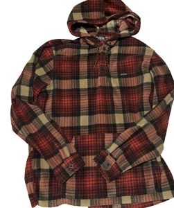 Billabong Adventure Division A/Div Pullover Size XL Fleece Hooded 1/4 Button Men - Picture 1 of 14