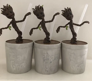 Disney Parks I AM GROOT Collector 3 Sip  Cups Guardians Of The Galaxy Marvel New - Picture 1 of 14