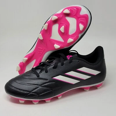 Adidas Mens Sz 5 Women's 6  Copa Pure.4 FxG Soccer Cleats Black Pink GY9081 New  - Image 1 of 4