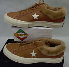Mens 9 Converse One Star Low OX Burnt Camel Street Warmer Shoes MSRP $90 162603C