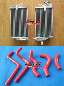 Radiador de aluminio + manguera de silicona roja para Honda CR125 CR125R 2 tiempos 2002 02 - Imagen 1 de 5