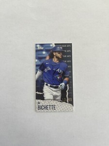 2021 Topps Rip Bo Bichette Mini Black Parallel /40 Blue Jays