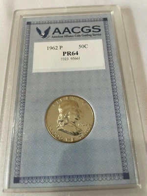 1962 P Franklin Half Dollar Coin See Description  - Image 1 of 4