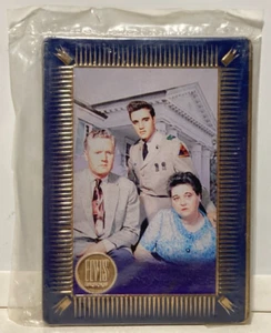 Metallic Impressions 1994 ELVIS GOLD Metal Collector Trading Card #25 SEALED - Picture 1 of 8