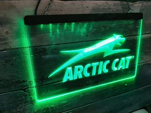 LED LIGHT UP ARCTIC CAT SIGN - Picture 1 of 1