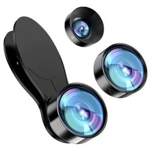 2 in 1 Phone Camera Lens Lens & 25X Macro Lens HD Camera Lens with Fixing Clip - Imagen 1 de 10