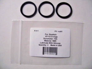 3 Compatible Bostitch 87112 O-Rings / R&S 119BT / NBR Material - Picture 1 of 2