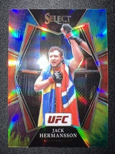 2022 Panini Select UFC Jack Hermansson Premier Level Tie-dye Prizm 12/25 #124 - Picture 1 of 2
