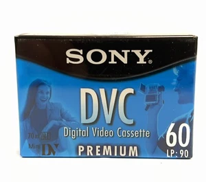 Sony DVC Digital Video Cassette Tape Mini DV 60min Camcorder - DVM60PRR Sealed - Picture 1 of 4