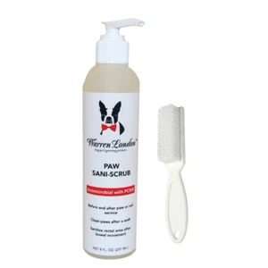 Warren London Paw Sani-Scrub Nail and Paw Cleaner Set with Aloe Vera, 237ml - Picture 1 of 3