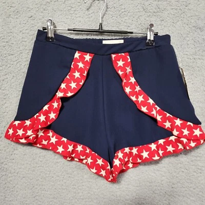 Pantalones Cortos Altard State Bandera Americana Talla Pequeña Rojo Blanco Azul 4 de Julio Nuevos con Etiquetas Foto 1 de 4