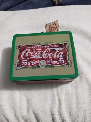 Coca-Cola Retro Look Tin Lunch Box - Image 1 of 4