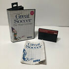 Great Soccer (Sega Master System SMS) Complete in Case GREAT Shape