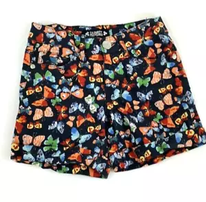 Pantaloncini con polsini Celebrity rosa bambina taglia 8 motivo farfalle multicolore nuovi senza etichette - Foto 1 di 4