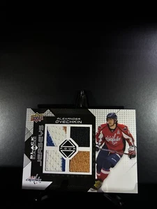 2008 Upper Deck Black Diamond Quad Jerseys Alexander Ovechkin #BDJ-AO - 4 Color! - Picture 1 of 2