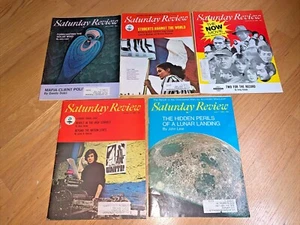 5 SATURDAY REVIEW Magazines 1968 / 1969 - Imagen 1 de 11