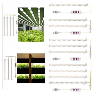 LED Grow Light Full Spectrum Auto On Off Timing 8 12 16Hrs - Picture 1 of 27