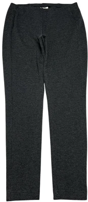 J Jill Pants Womens (M TALL) Charcoal Houndstooth Ponte Leggings Pull On Stretch - Image 1 of 4
