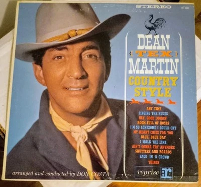Dean Martin Vinyl LP Dean Tex Martin Country Style  Reprise 1963 R9-6061  — 第 1/4 张图片