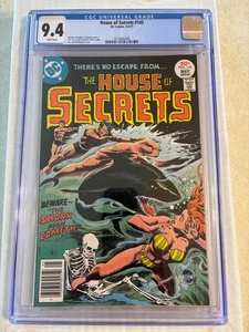 House Of Secrets #145 CGC 9.4 WT DC 1977 Bikini GGA Skeleton Shark cover - Picture 1 of 3