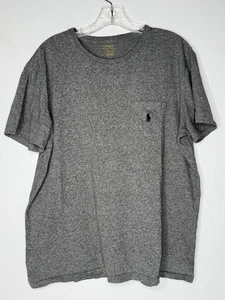 Polo Ralph Lauren Mens Size Large  Stretch Cotton Pocket T-Shirt Grey Heather - Picture 1 of 12
