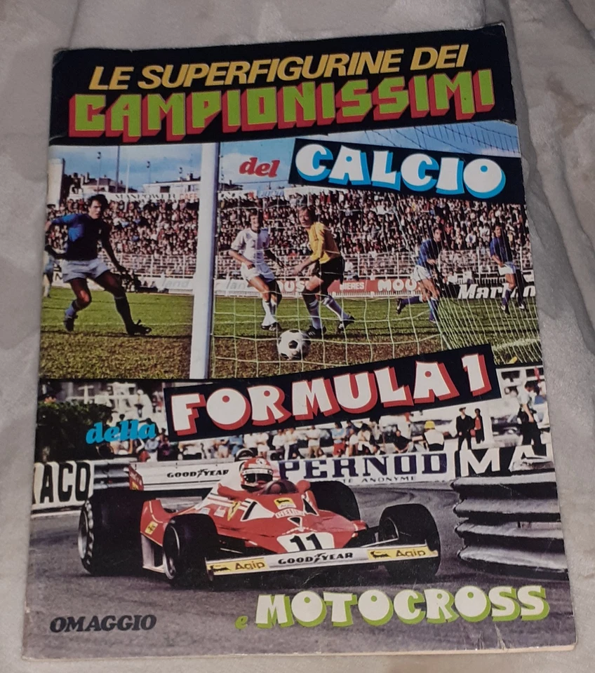 Album figurine edizioni D.N. 1977 superfigurine campionissimi calcio formula 1 - Immagine 1 di 4