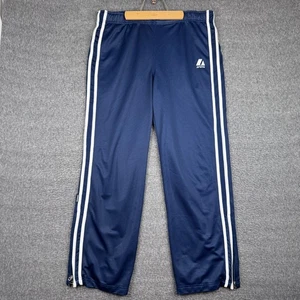 Vintage Abercrombie & Fitch Track Pants Mens Medium Zip Baggy Dazzle Lined Y2K - Picture 1 of 7