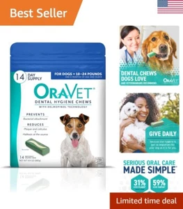 8.8 oz Vanilla Dental Chews for Small Dogs - Effective Plaque and Tartar Control - Picture 1 of 12