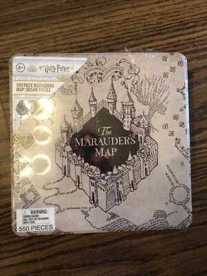 Rompecabezas Mapa Harry Potter Merodeadores 550 Piezas Coleccionable Lata Nuevo Precintado Foto 1 de 4