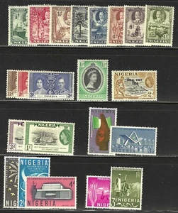 COLECCIÓN DE SELLOS DE NIGERIA #38...465-- (38) JUEGOS + (4) SS -- 1936 -- COMO NUEVO - Imagen 1 de 6