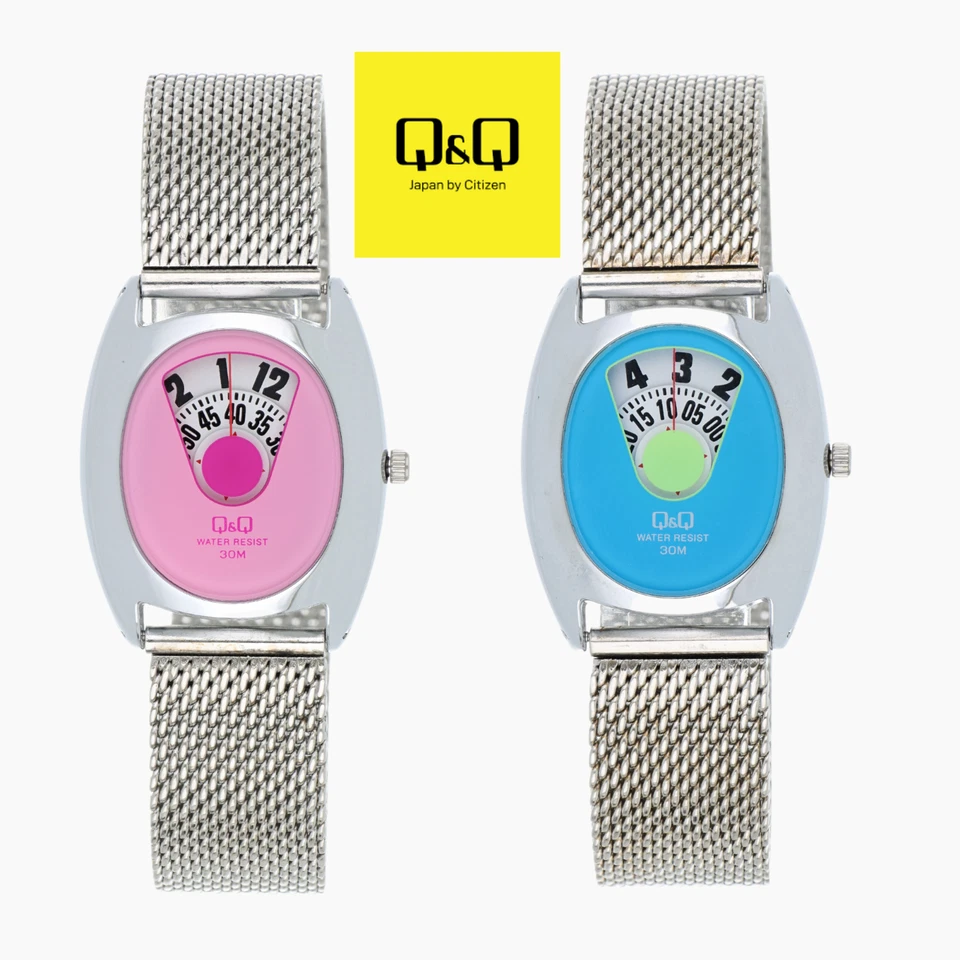 Salterello orologio in acciaio con cinturini tessito in acciaio - Immagine 1 di 1