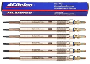 Set of 6 GM Glow Plug 69G / 55490594 for 2020 3.0L Duramax LM2 Silverado Sierra - Picture 1 of 20