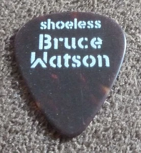 SHOELESS BRUCE WATSON CONCERT TOUR GUITAR PICK FOREIGNER - Picture 1 of 2