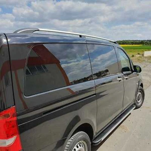 Barra de riel lateral gris para Mercedes Vito/Viano 126 pulgadas 2003-arriba - Imagen 1 de 6
