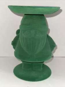 HOLIDAY 2022 VERDE FLOCADO SANTA 3 MECHAS SOPORTE VELA BAÑO Y CUERPO FUNCIONA NUEVO - Imagen 1 de 15