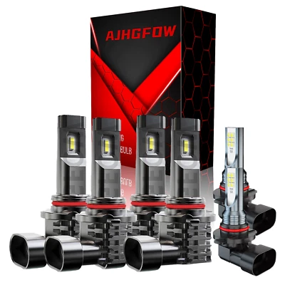 For GMC Sierra 1500 2500 HD 3500 2003-2006 Combo LED Headlight + Fog Light Bulbs - Изображение 1 из 4