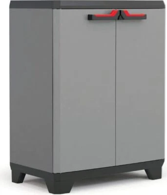 KETER Armadio da Esterno in Resina e Plastica Armadietto 2 Ante cm 68x39x90 - Immagine 1 di 4