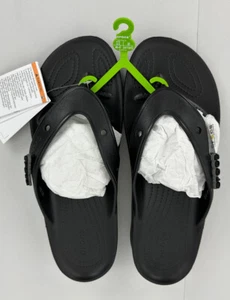 EE. UU. Talla 12 - Chanclas todo terreno Crocs negras NUEVAS 207712-001 - Imagen 1 de 14