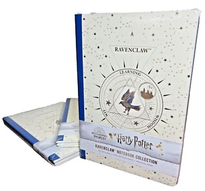Harry Potter Ravenclaw Notebook Set - 3 PB Linen Bound Journals - 64 Pages Each - Picture 1 of 8