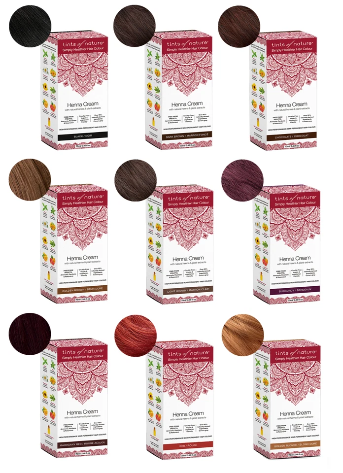 Tints Of Nature Semi Permanent Hair Dye Henna Cream 70ml - Image 1 of 2