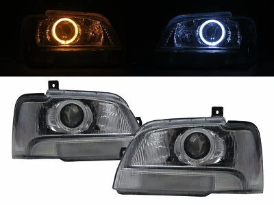 Every MK10 99-05 Guide LED Angel-Eye Projector Headlight Chrome for SUZUKI RHD - Image 1 of 4