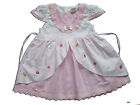 Baby Party Dress  Pink Yellow White From 3-6 to 12-18 Months