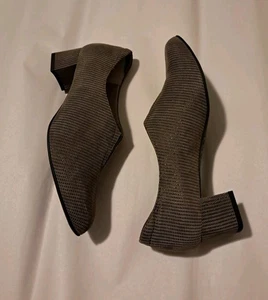 Zapatos Beautifeel para mujer de gamuza de cuero gris tacón ancho talla  41 10/10,5 - Imagen 1 de 9