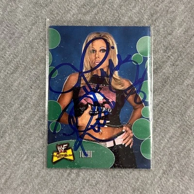 2001 Fleer WWF The Ultimate Divas Collection #49 Terri Runnels Signed Auto - Image 1 of 2