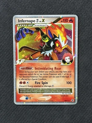 NM Infernape LV. X 108/111 Rising Rivals Ultra Rare Holo Pokemon Card - Image 1 of 2