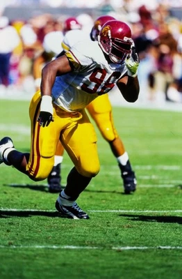 Darrell Russell Original 35mm Slide 1996 USC Trojans - Image 1 of 2