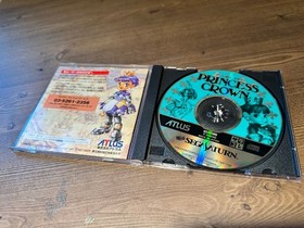 Princess Crown W/Manual Sega Saturn SS Rare Retro Good Used Game NTSC-J Japan JP